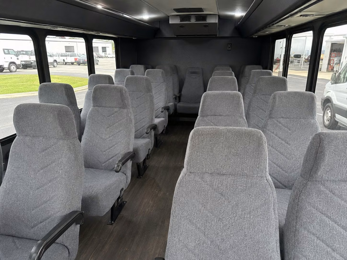 15 passenger minibus interior