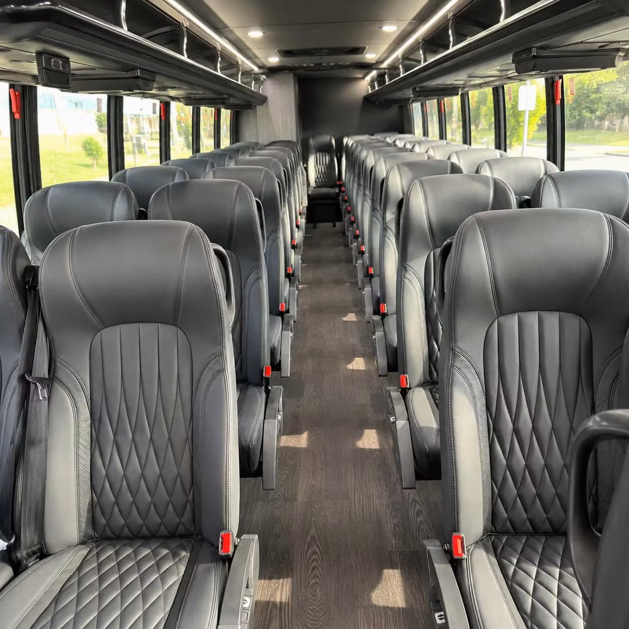 28 passenger minibus inside