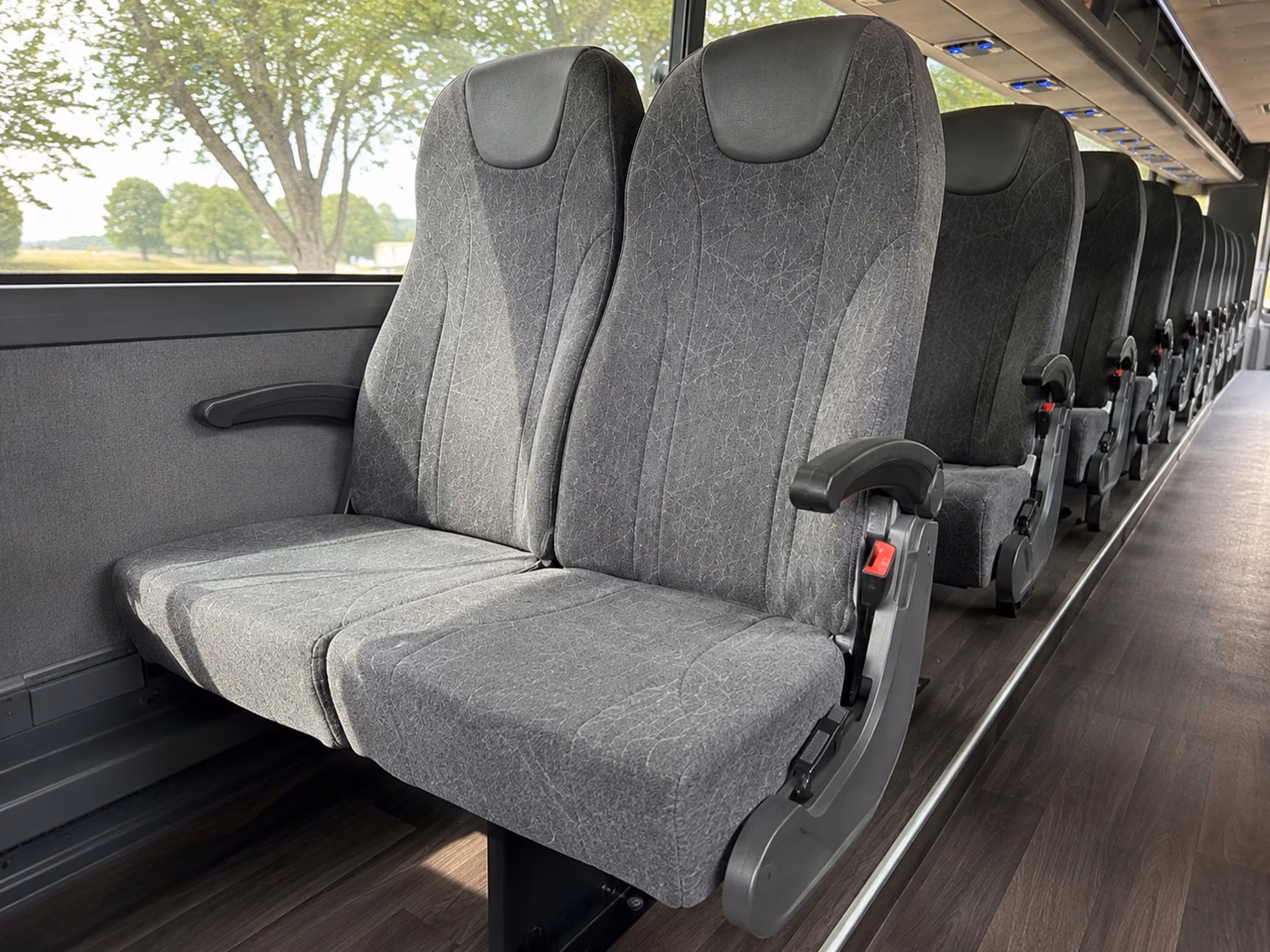 shuttle bus rentals between asheville hotels and mountain wedding venues
